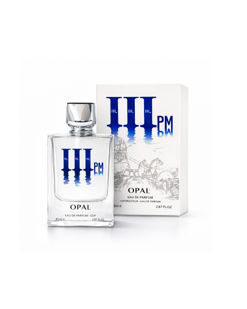 111PM by Opal Perfumes – Dark Amber Woody Eau de Parfum with Vanilla & Oud (100ml)