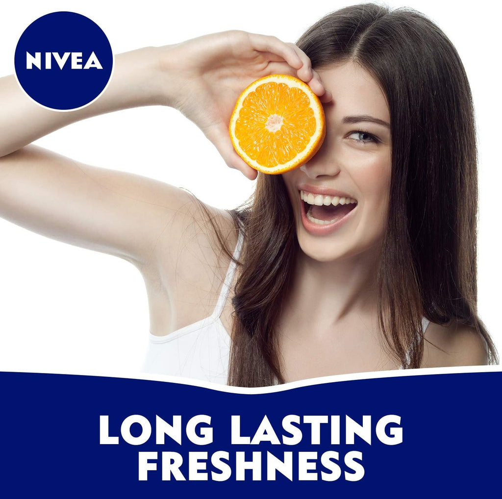 Nivea Fresh Natural Orange Long-Lasting Freshness Body Spray (2 x 150 ml)