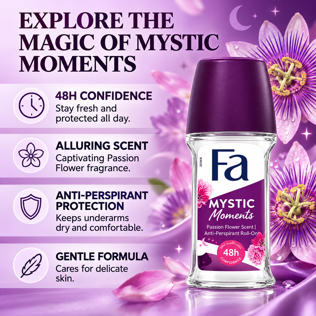 Fa Mystic Moments Anti-Perspirant Roll-On | 50mL
