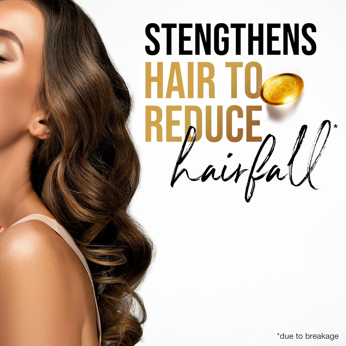 Pantene Pro-V Anti Hair Fall Shampoo for Stronger Hair, 1L