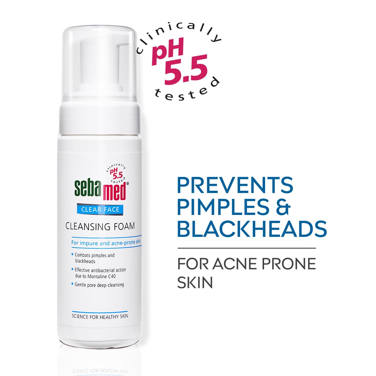 Sebamed Clear Face Gentle Anti-Acne Cleansing Foam | 150ml