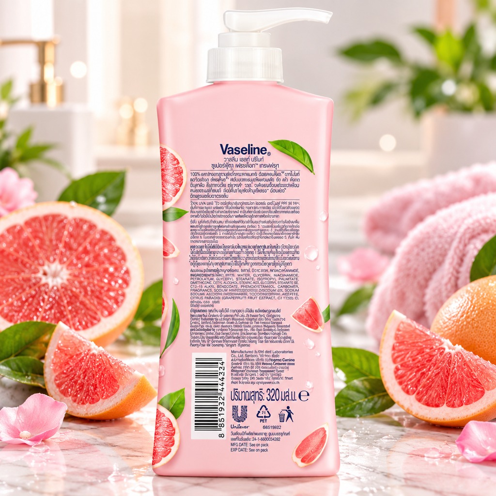 Vaseline Superfood Freshlock Body Lotion - Grapefruit | 320ml