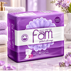 Fam Maxi Super Sanitary Pads | Natural Cotton Feel with Wings | 30 Count