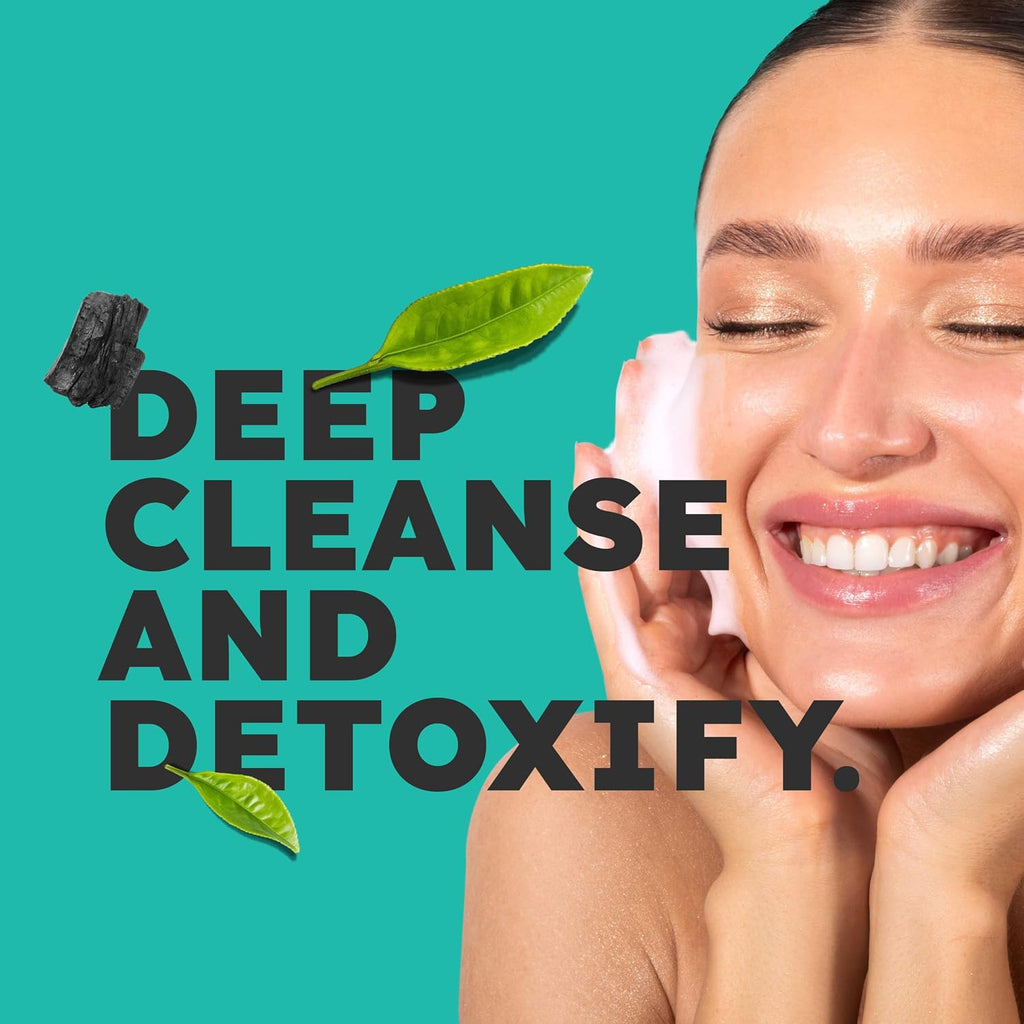 Himalaya Detoxifying Charcoal Foaming Face Wash, Cleanses Dirt, Purifies Skin, 150 ml