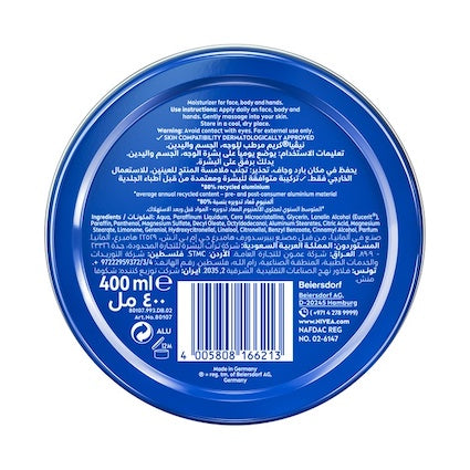 Nivea Creme Moisturizing Tin | 400ml