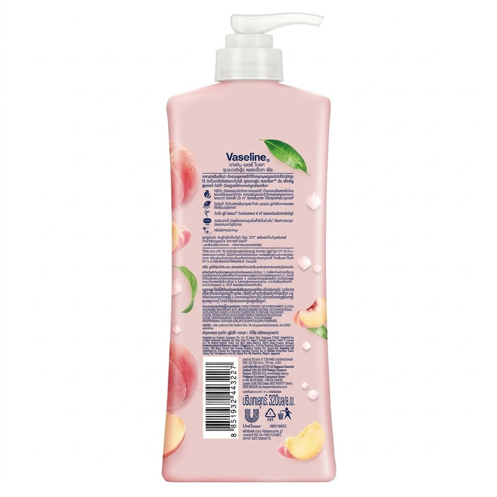 Vaseline Peach Superfood Lotion 320ml