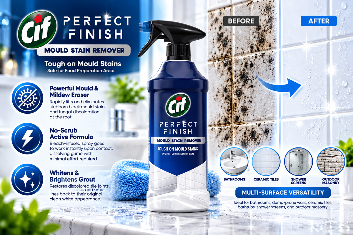 Cif Professional Strength Anti-Mould & Fungus Cleaning Spray - 435 ml