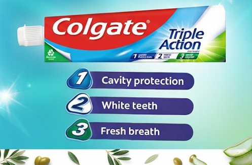 Colgate - Triple Action Toothpaste,100ml