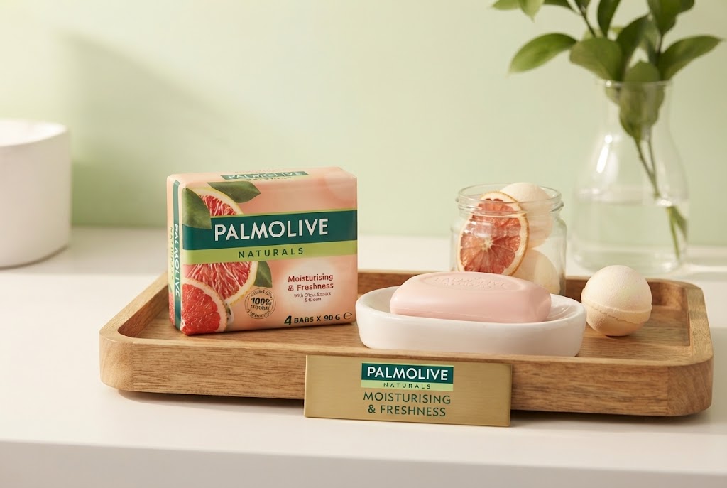 Palmolive Naturals Moisturizing & Freshness Bar Soap with Citrus Extract & Cream 4 bars x 90 g