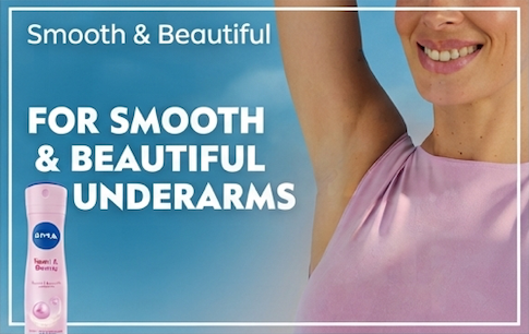NIVEA Pearl & Beauty Antiperspirant Deodorant for Women 72H Active Protection Spray 150 ml