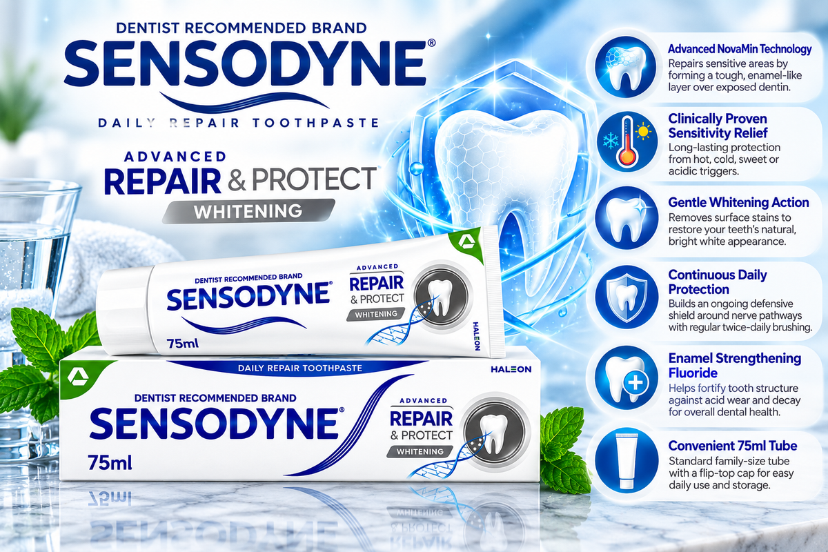 Sensodyne Advanced Repair & Protect Whitening Toothpaste | 75ml