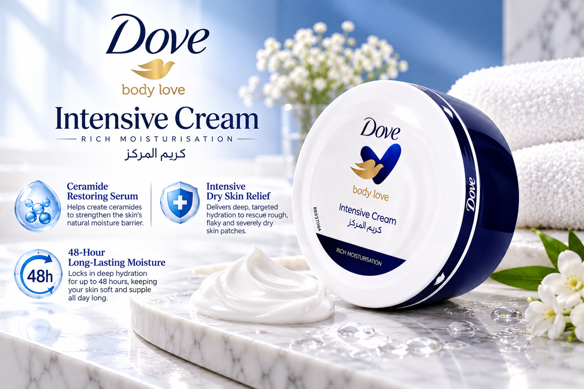 Dove Body Love Intensive Care Body Cream for Very Dry Skin | 250ml