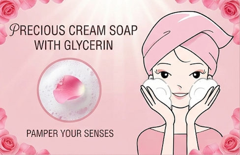 JO Rose & Cream Soap, 125 gm