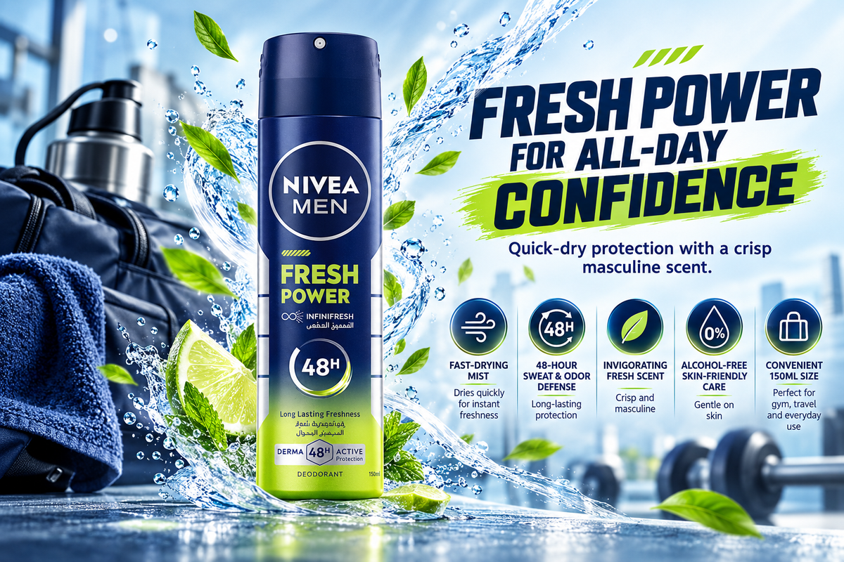 NIVEA Men Fresh Power Deodorant Spray | 150ml