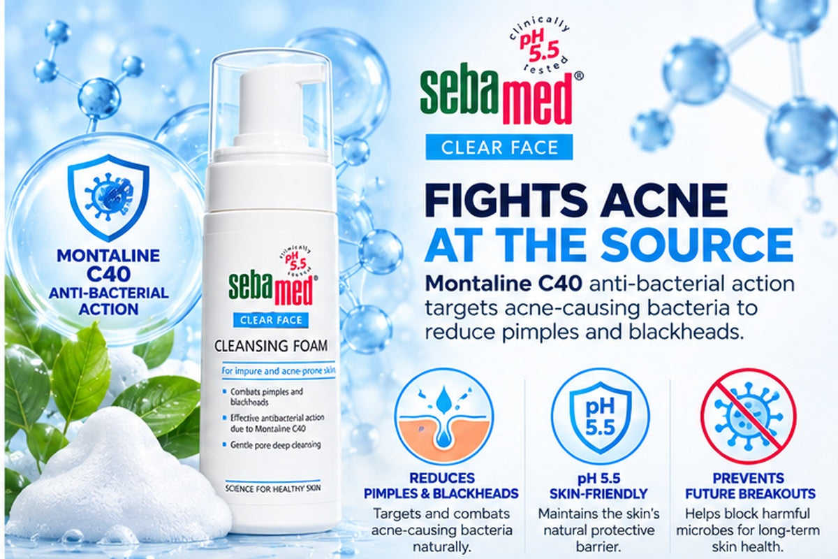 Sebamed Clear Face Gentle Anti-Acne Cleansing Foam | 150ml