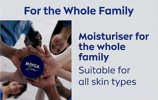 NIVEA Creme Tin Moisturizing Cream, Provides Intensive Protective Care for Soft and Supple Skin, 150ml