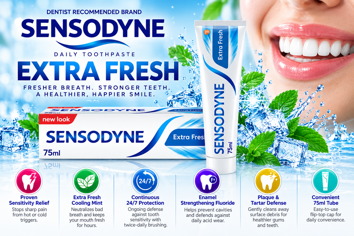 Sensodyne Extra Fresh Daily Care Sensitivity Toothpaste | 75ml
