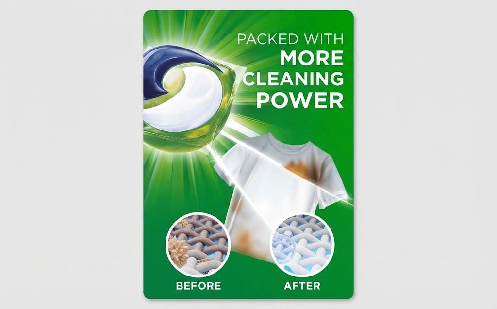 Ariel Original All-in-1 Laundry Detergent Pods, 15 Count
