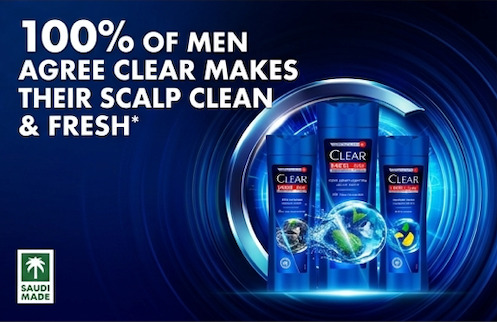 Clear Me Cool Sport Menthol Anti-Dandruff Shampoo 2 x 350 ml