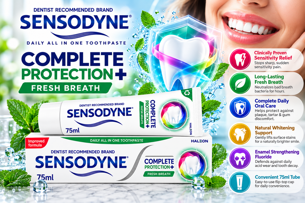 Sensodyne Complete Protection Fresh Breath Toothpaste | 75ml