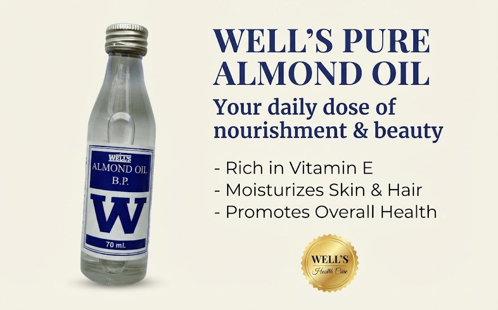 Wells Almond Oil 70 ML