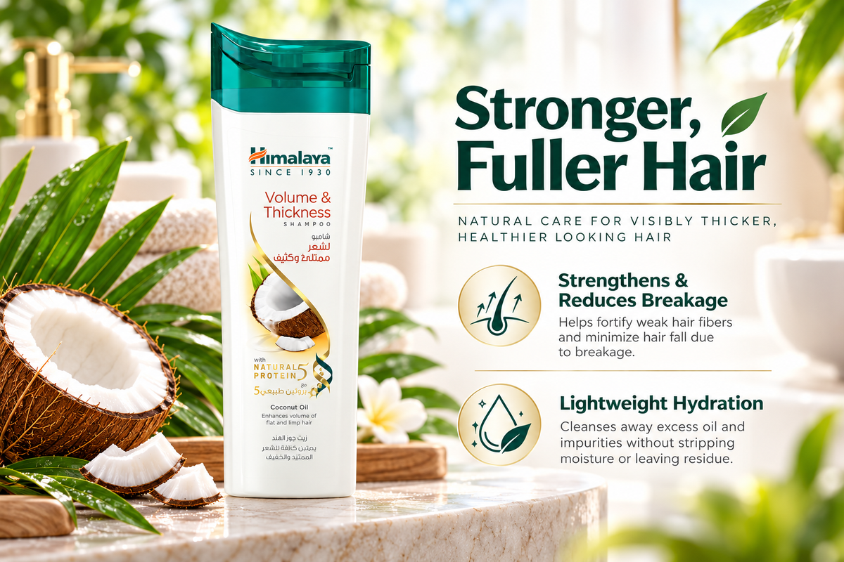 Himalaya Herbals Volume & Thickness Shampoo for Fine & Limp Hair | 400ml
