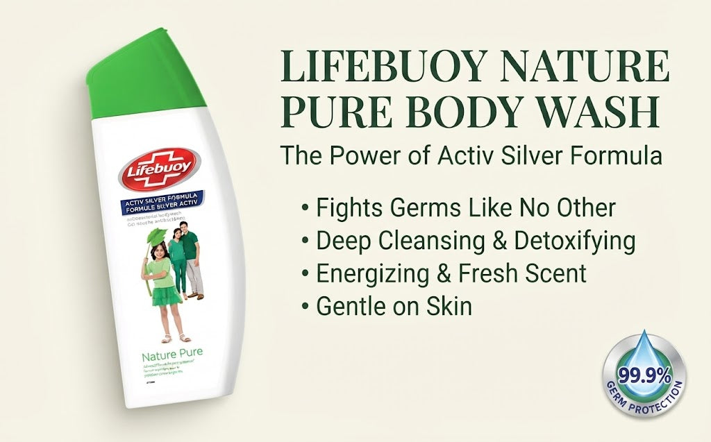 LIFEBUOY BODY WASH NATURE PURE 300 ML