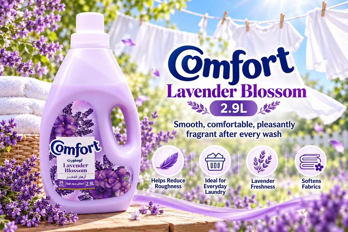 COMFORT FABRIC SOFTNER LAVENDER BLOSSOM 2.9LTR x 2pcs