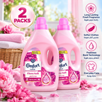 Comfort Flora Pink Fabric Softener 4L – Long-Lasting Freshness 2pcs