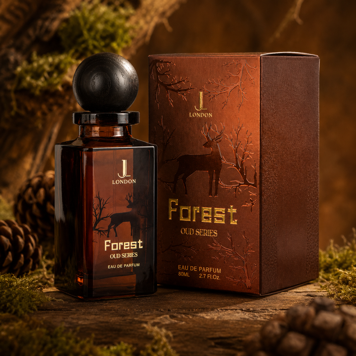 Jan London Forest Oud Series Luxury Unisex Eau de Parfum 80ml