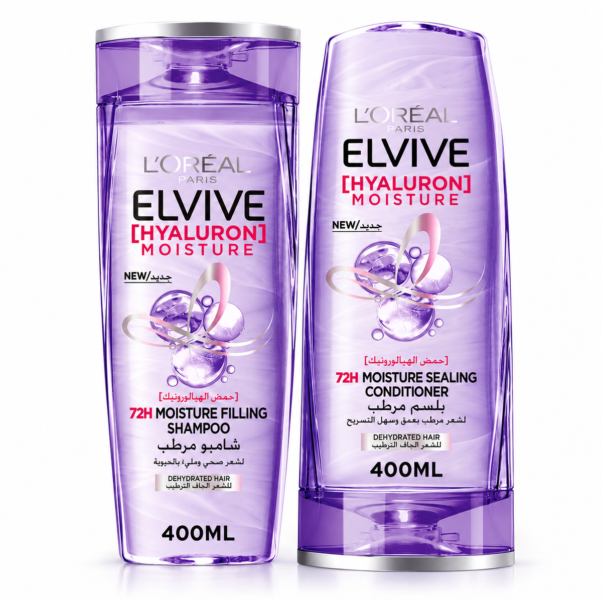 L’Oréal Hyaluron Hair Care Set – Shampoo & Conditioner 2 × 400ml