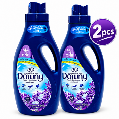 Downy Lavender & Musk Fabric Softener 2L x 2pcs  – Soft, Fresh & Fragrant Clothes