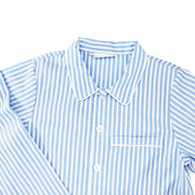 Rachel Riley Boys Blue Striped Long Cotton Pyjama Set