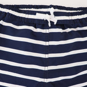 Rachel Riley Boys Navy Striped Swim Trunks for Summer Fun