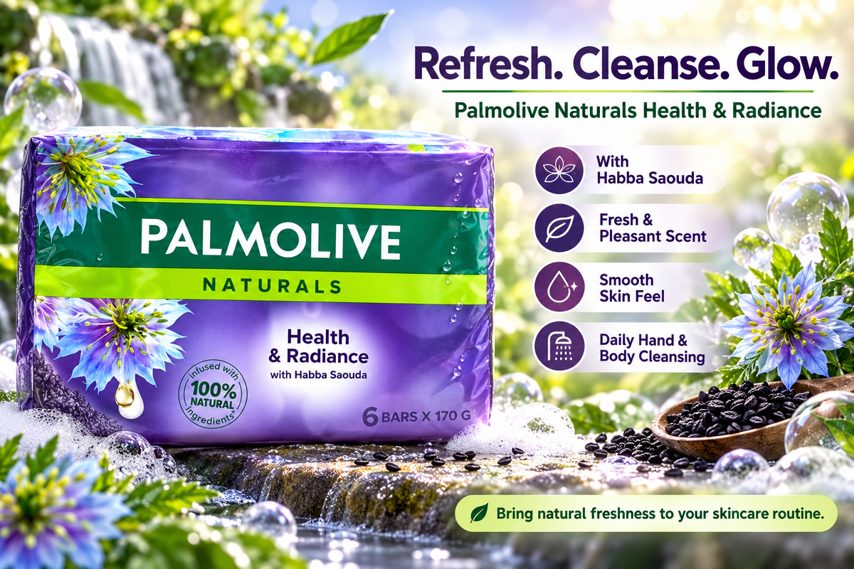 Palmolive Soap 170g with Habba Saouda – Fresh & Nourishing Cleanse x 10pcs