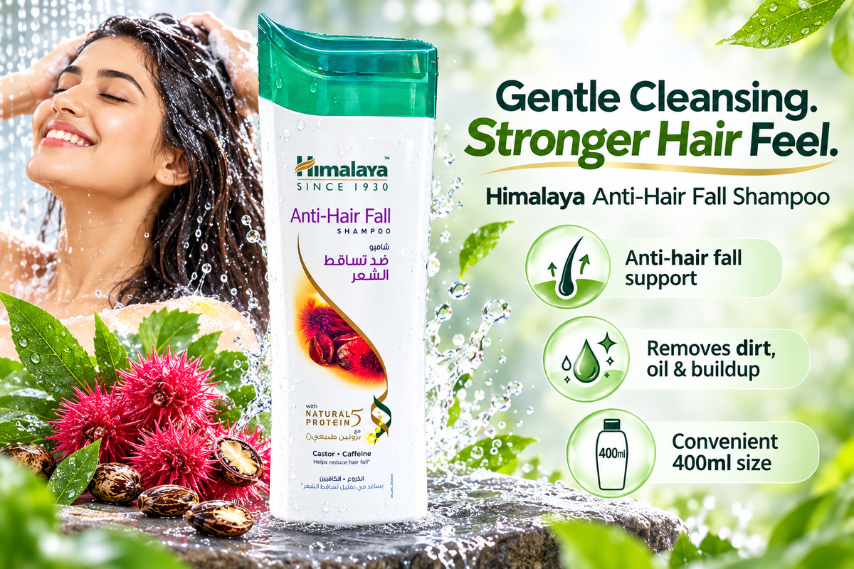 Himalaya Anti Hair Fall 400ml – Nourishing Shampoo for Weak Hair