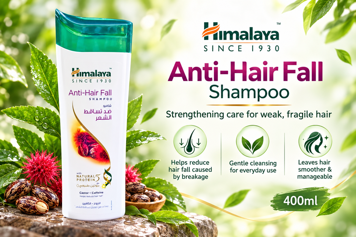 Himalaya Anti Hair Fall 400ml – Nourishing Shampoo for Weak Hair