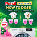 Persil Rose Power Gel 4.8L – Powerful Laundry Detergent