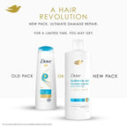 Dove Advanced Moisture Hair Shampoo Infused with Hyaluronic Acid - 400 ml