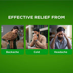 Zandu Balm, 50ml x Pack of 2, Effective relief from Headache, Body Pain, Sprain and Cold