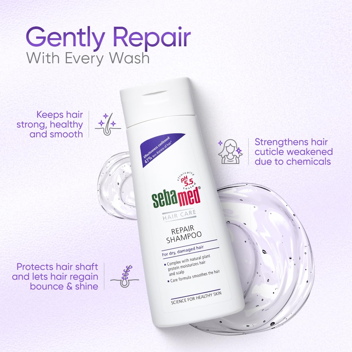 Sebamed Restorative pH 5.5 Scalp & Hair Treatment Shampoo - 200 ml