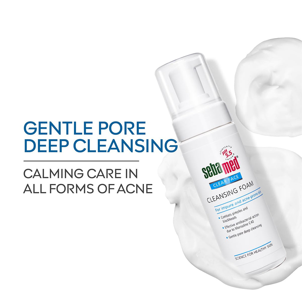 Sebamed Clear Face Gentle Anti-Acne Cleansing Foam | 150ml