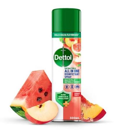 Dettol All-in-One Disinfectant Spray | Summer Fruits Scent | 300ml