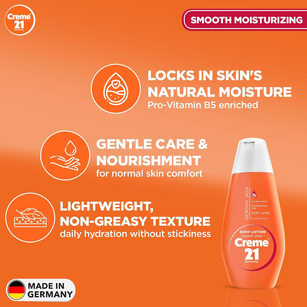 Creme 21 Lightweight Daily Moisturizing Body Lotion - 400 ml
