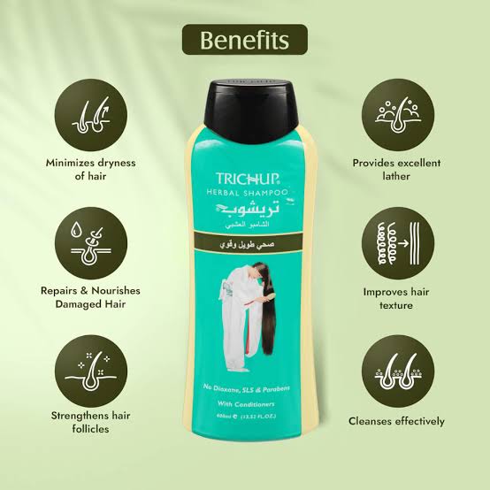 Trichup Herbal Shampoo Healthy Long & Strong 400 ml