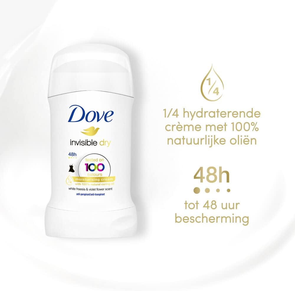 Dove Antiperspirant Deodorant Stick - Invisible Dry | 40g