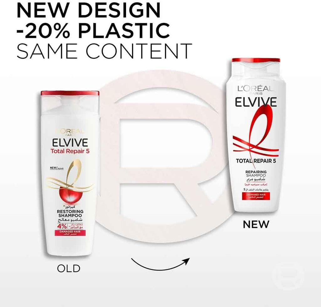L'Oréal Paris Elvive Total Repair 5 Shampoo for Damaged Hair | 400ml
