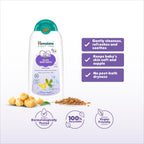 Himalaya Gentle Baby Bath Tear-Free|pH 5.5 | 95% Natural Origin Ingredients|with Chickpea & Fenugreek-  400ml