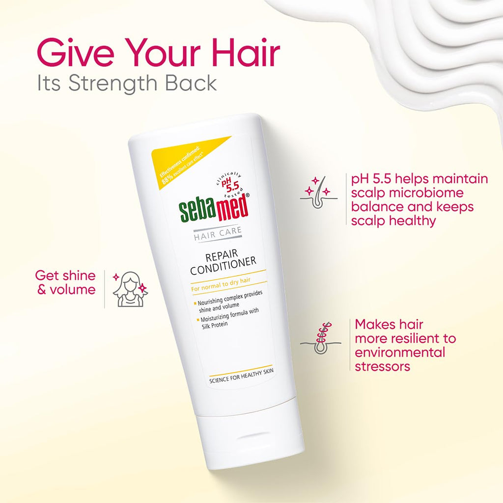 Sebamed Dermatological Scalp Care & Hair Repair Conditioner - 200 ml