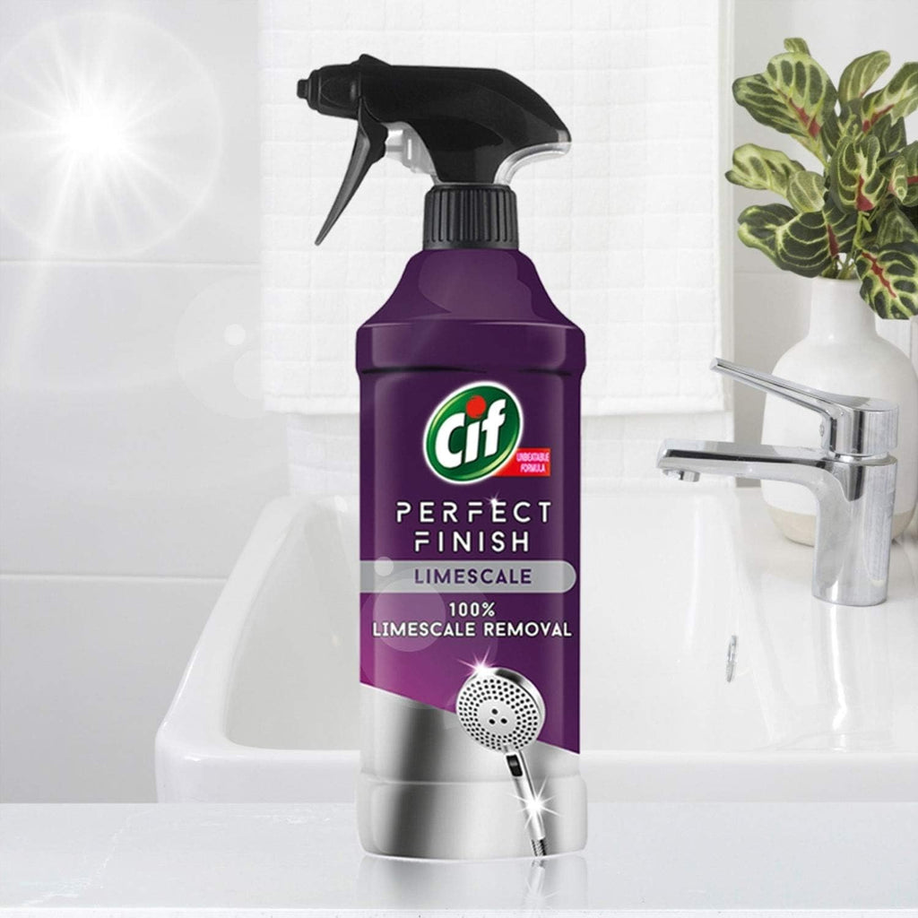 Cif Perfect Finish Limescale Removal Spray | Bathroom Cleaner | 435ml